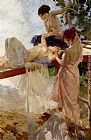 Painted Paintings - The Painted Bridge by Sir William Russell Flint